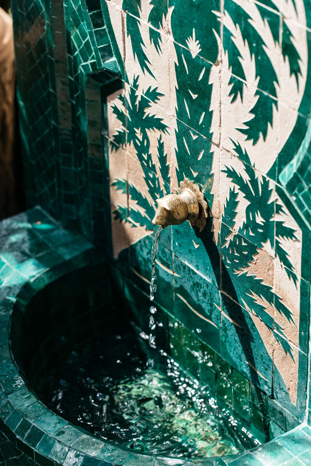 Moroccan Palms Fountain