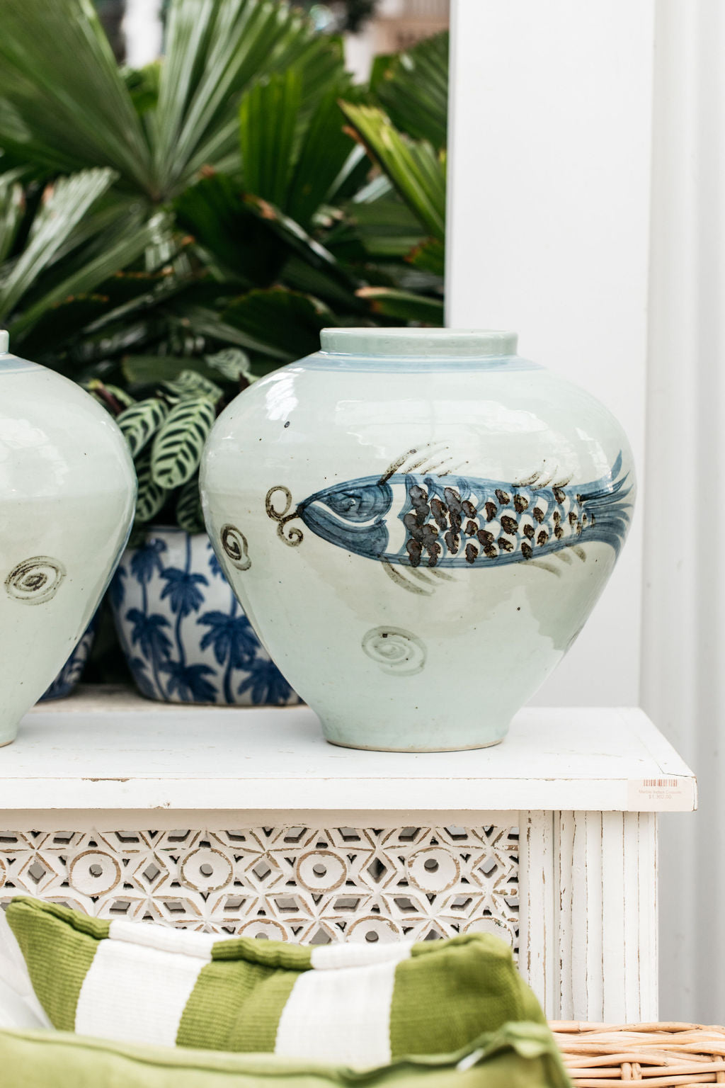 Antique Fish Vase