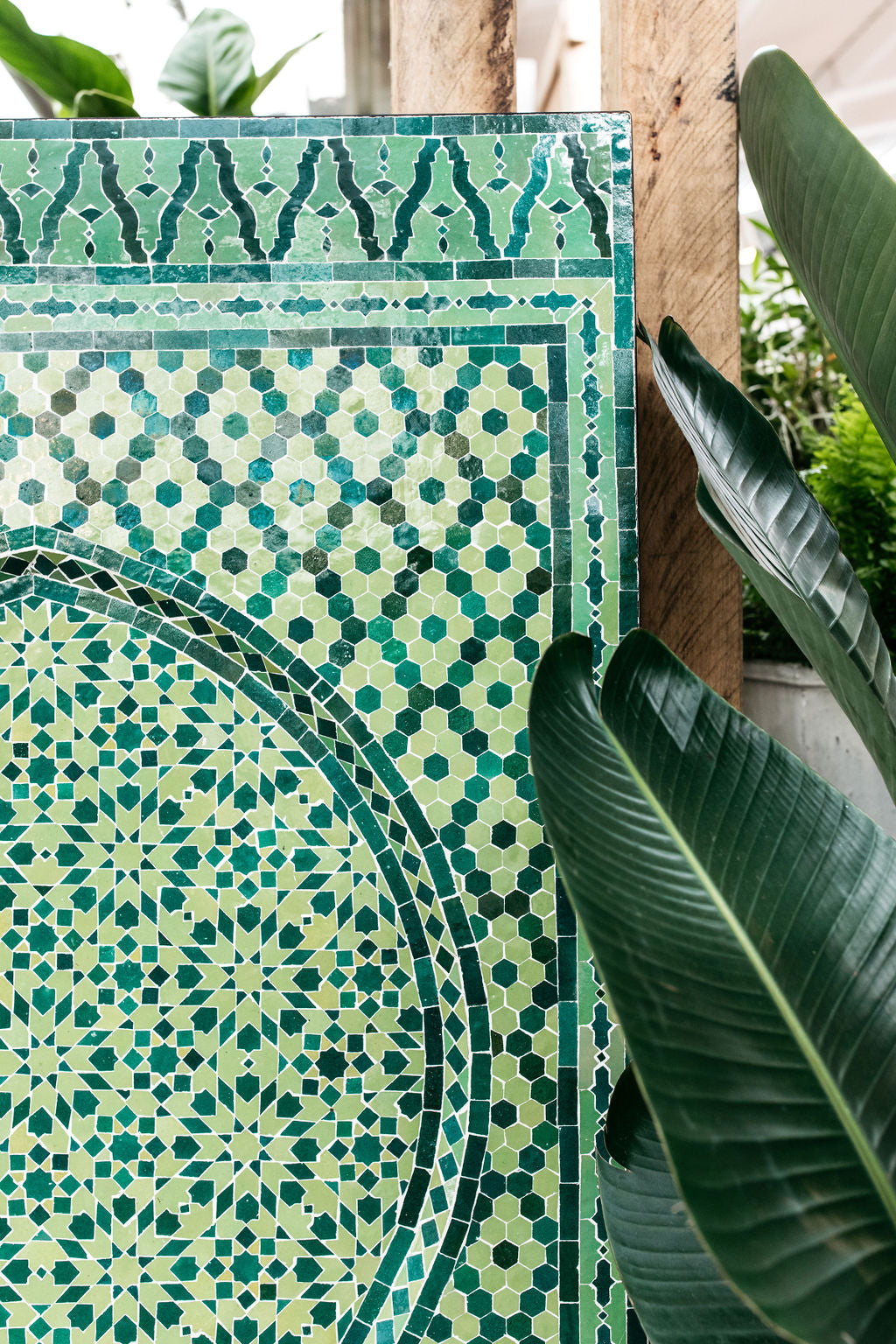 Moroccan Green Detailed Fountain