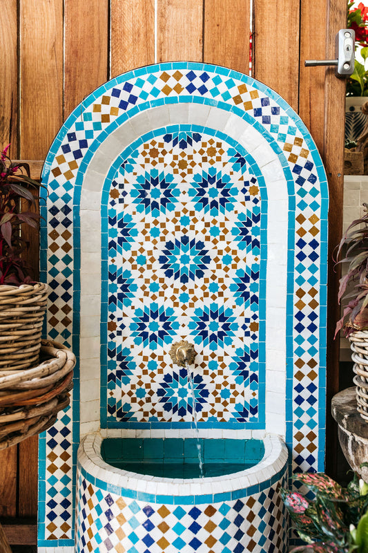 Moroccan Traditional Design Oval Fountain