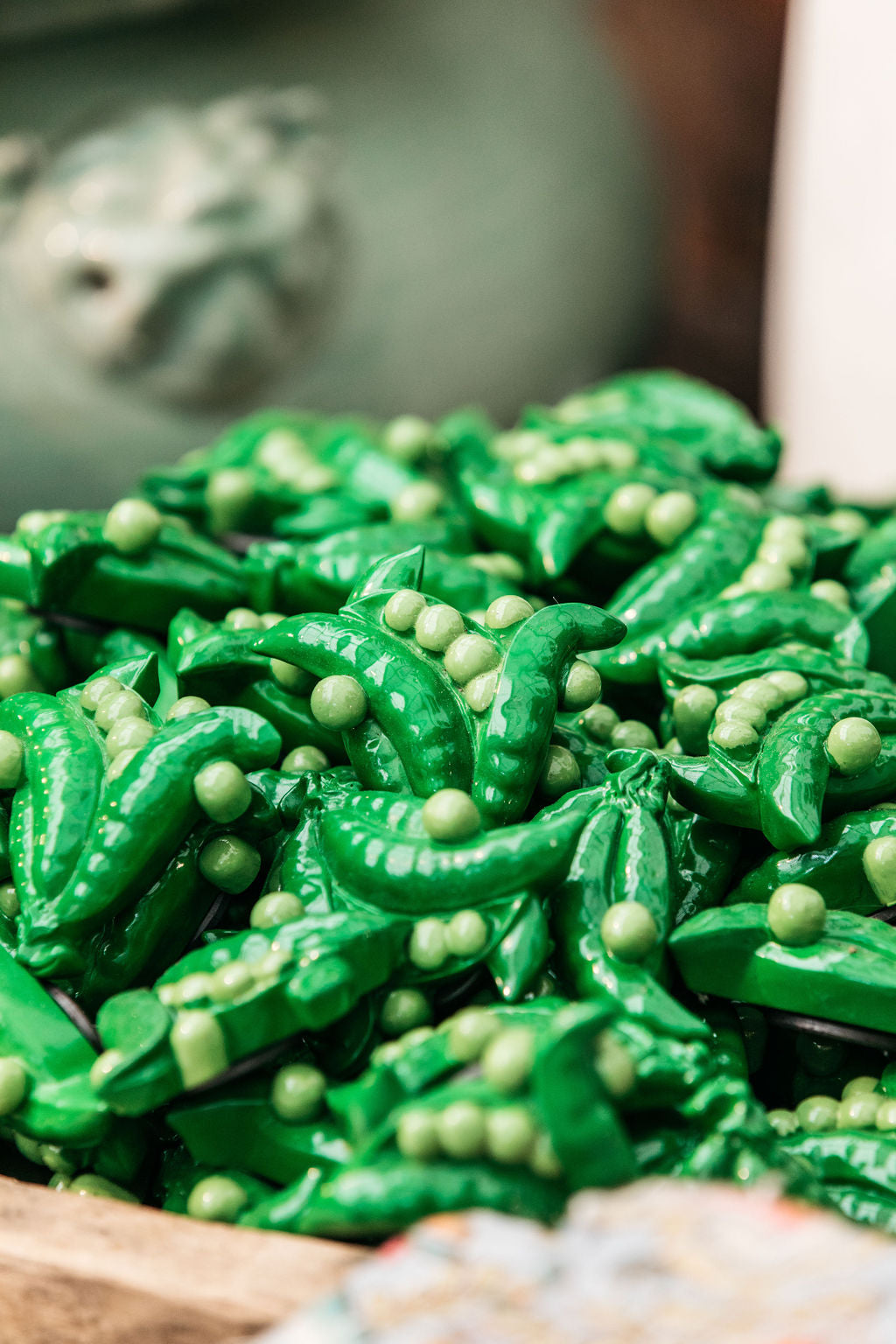 Green Bean Fridge Magnet
