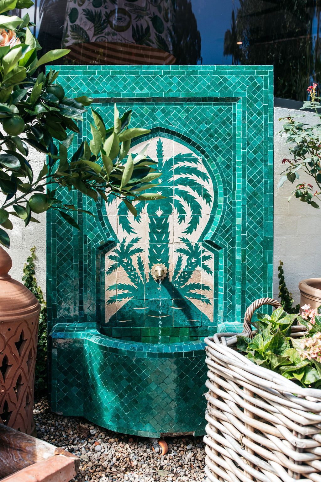 Moroccan Palms Fountain