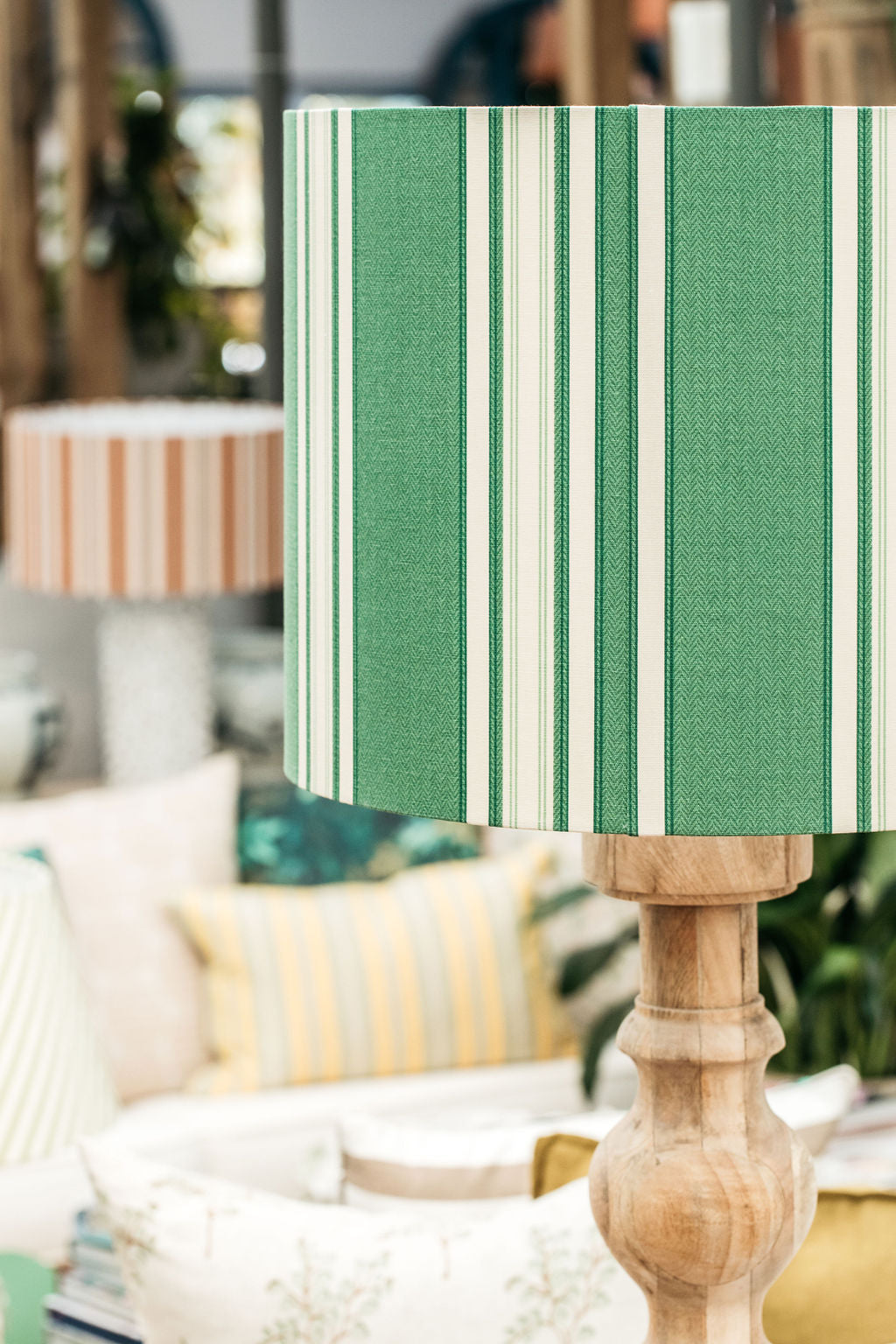 Leaf Green Stripe Shade