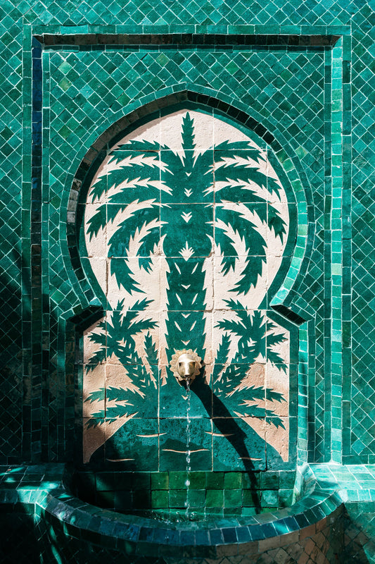 Moroccan Palms Fountain