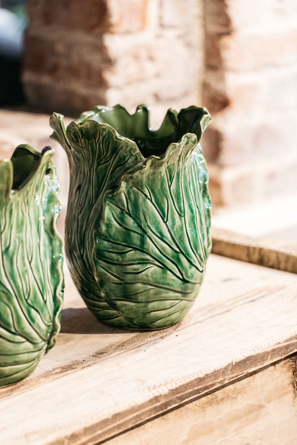 Ceramic Cabbage Vase