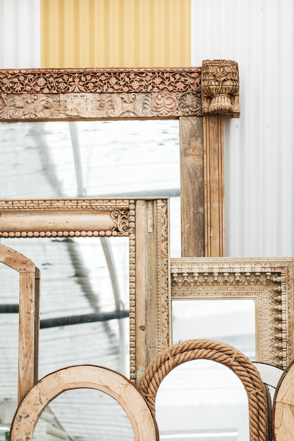 Vintage Carved Mirror