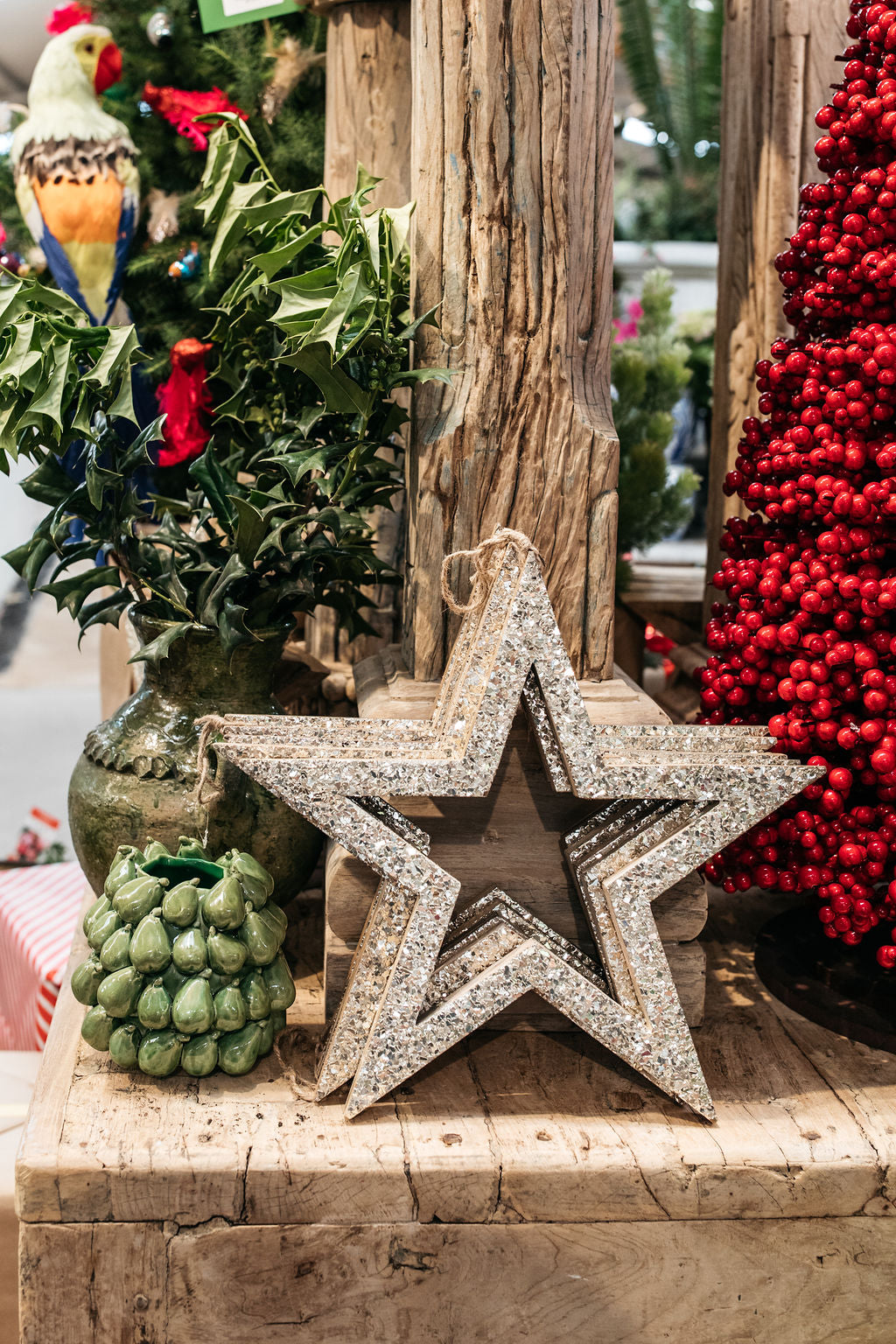 Lucia Wooden Star