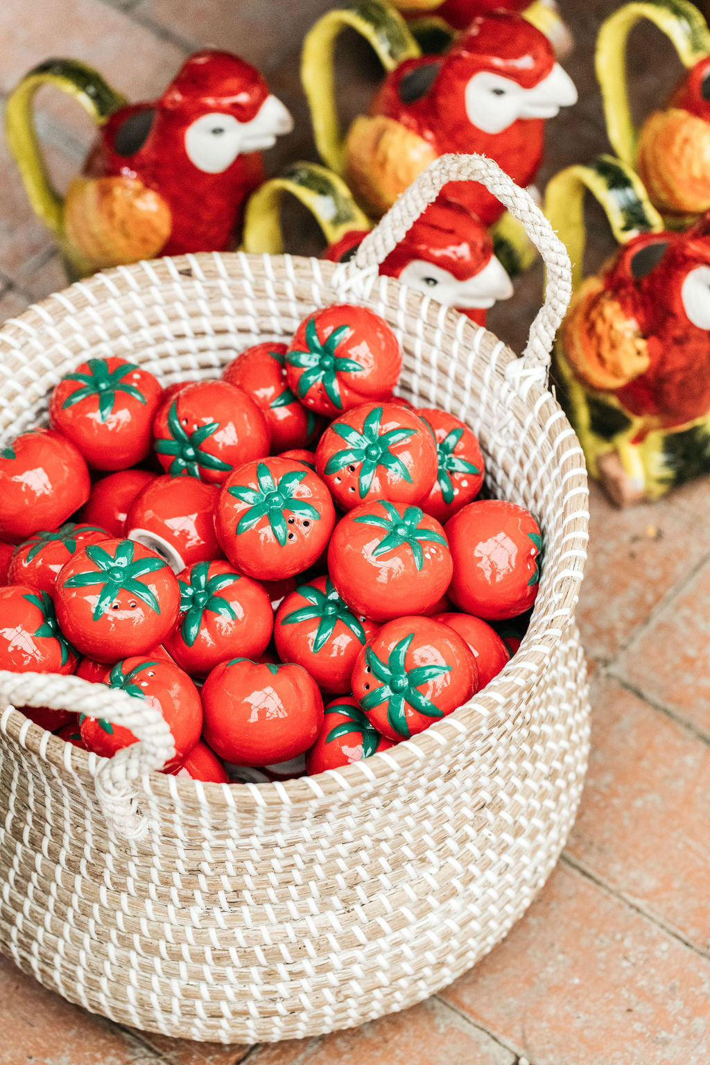 Tomato Salt and Pepper Shakers (Set)