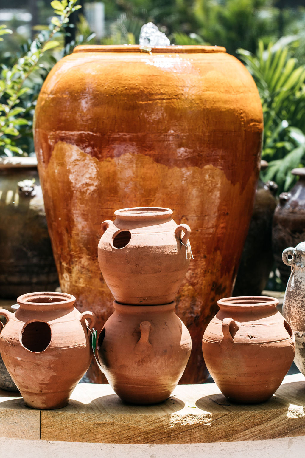 Small Handle Terracotta Pots