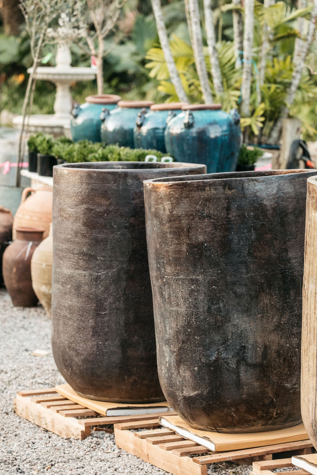 Cylindrical Thai Pot