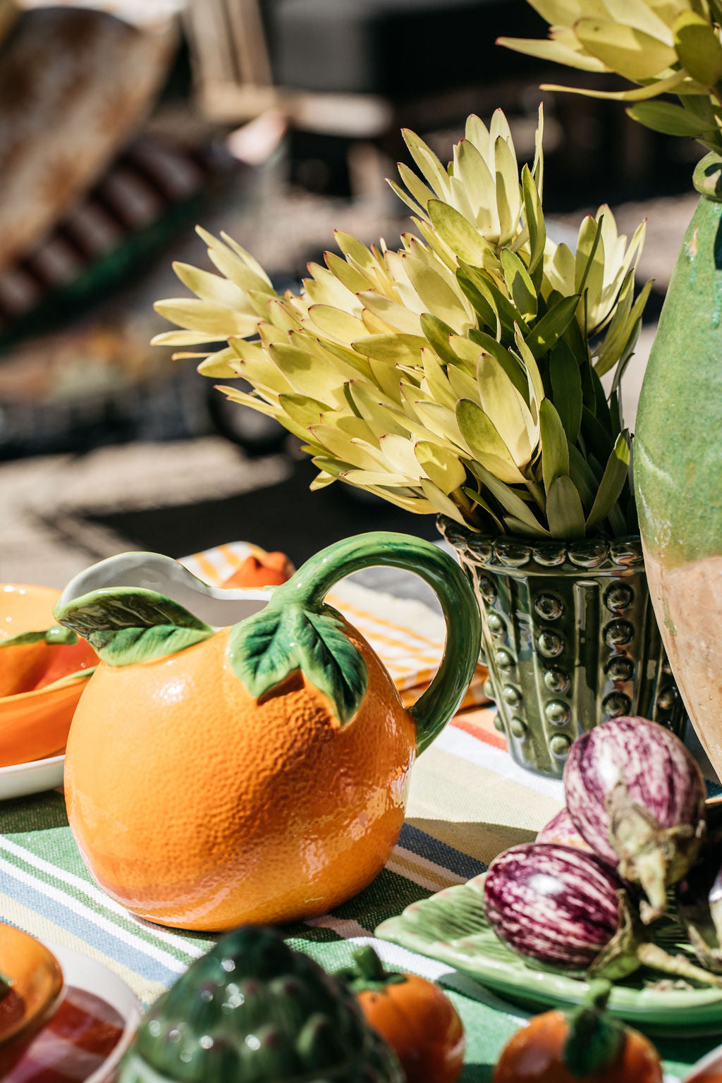 Orange Pitcher