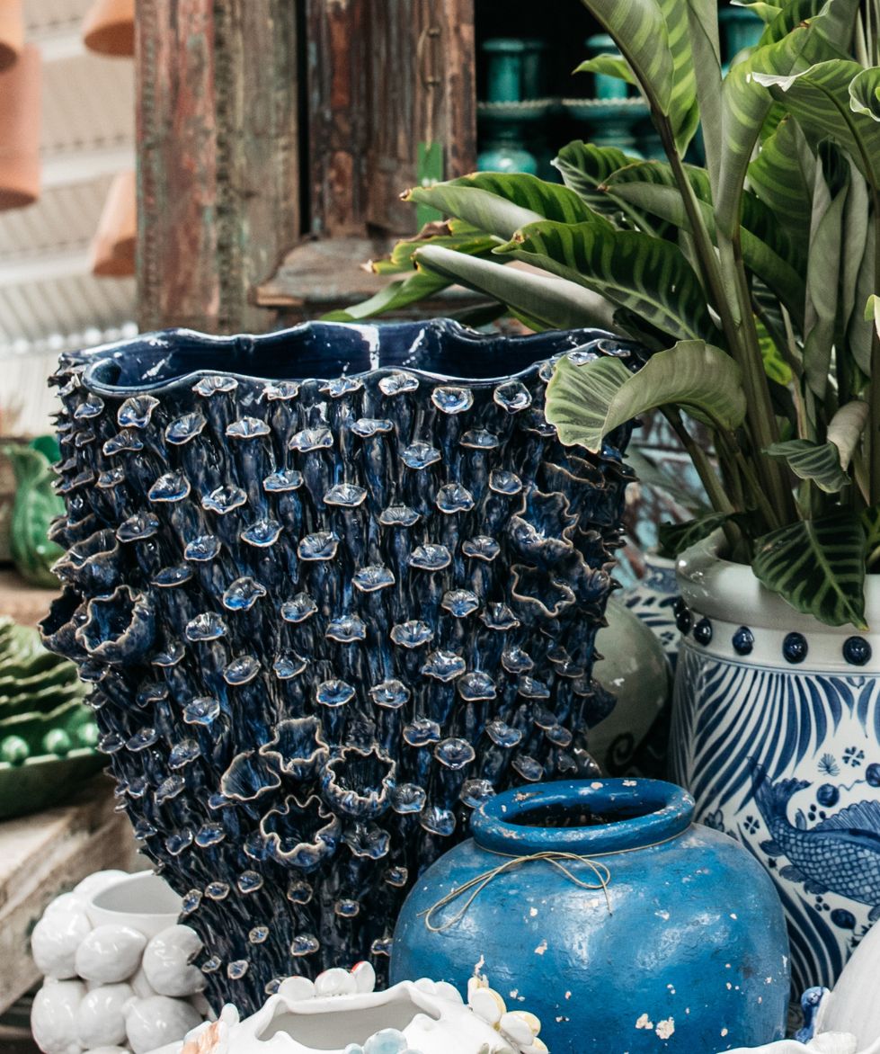 Flower Vase / Dark Blue