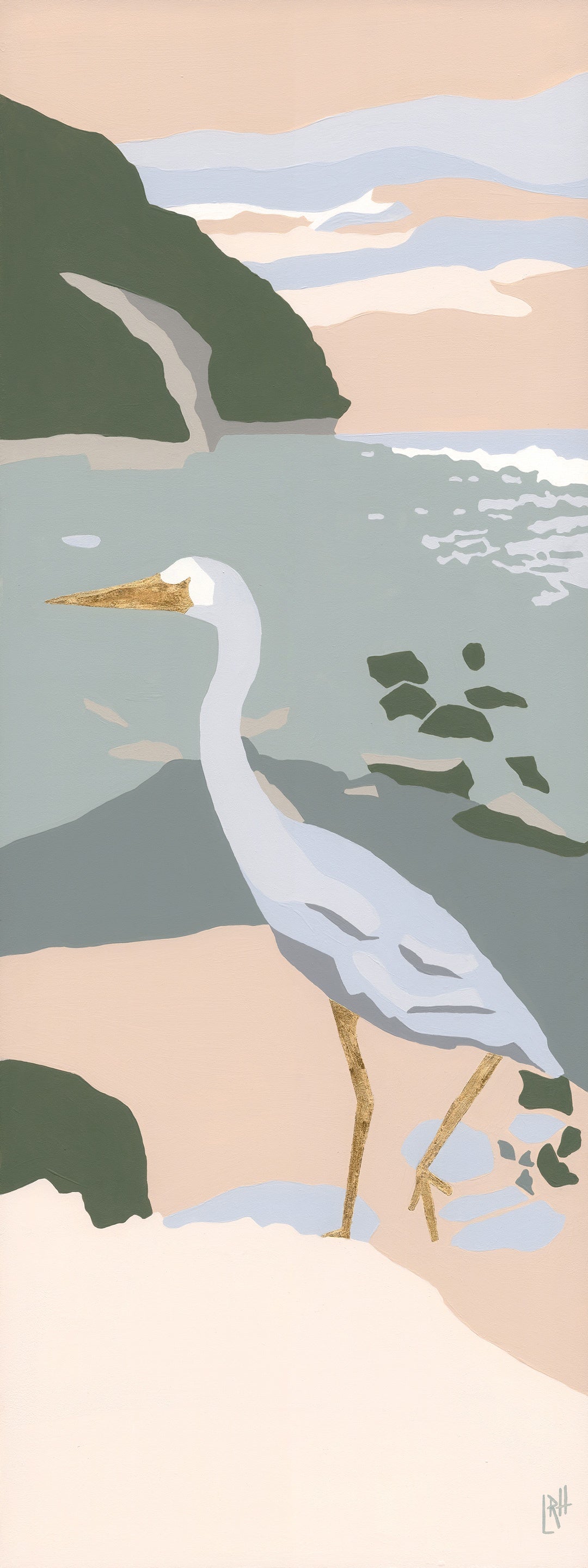 White-Faced Heron,  Avalon