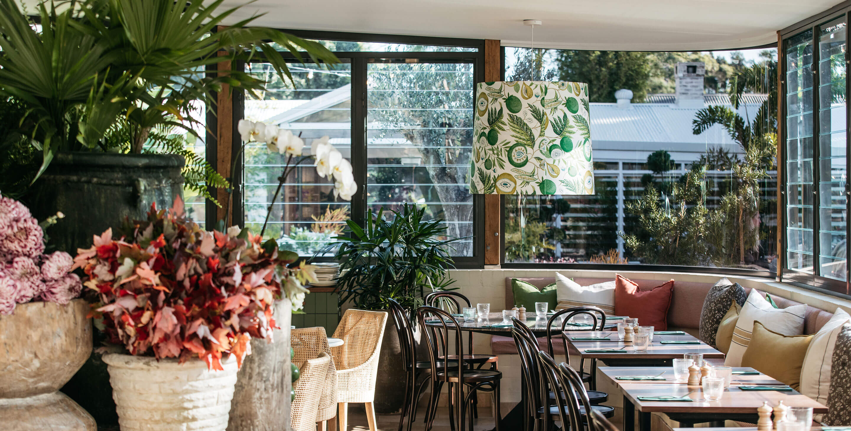 Garden Restaurant Dinner Northern Beaches The Palms Sydney