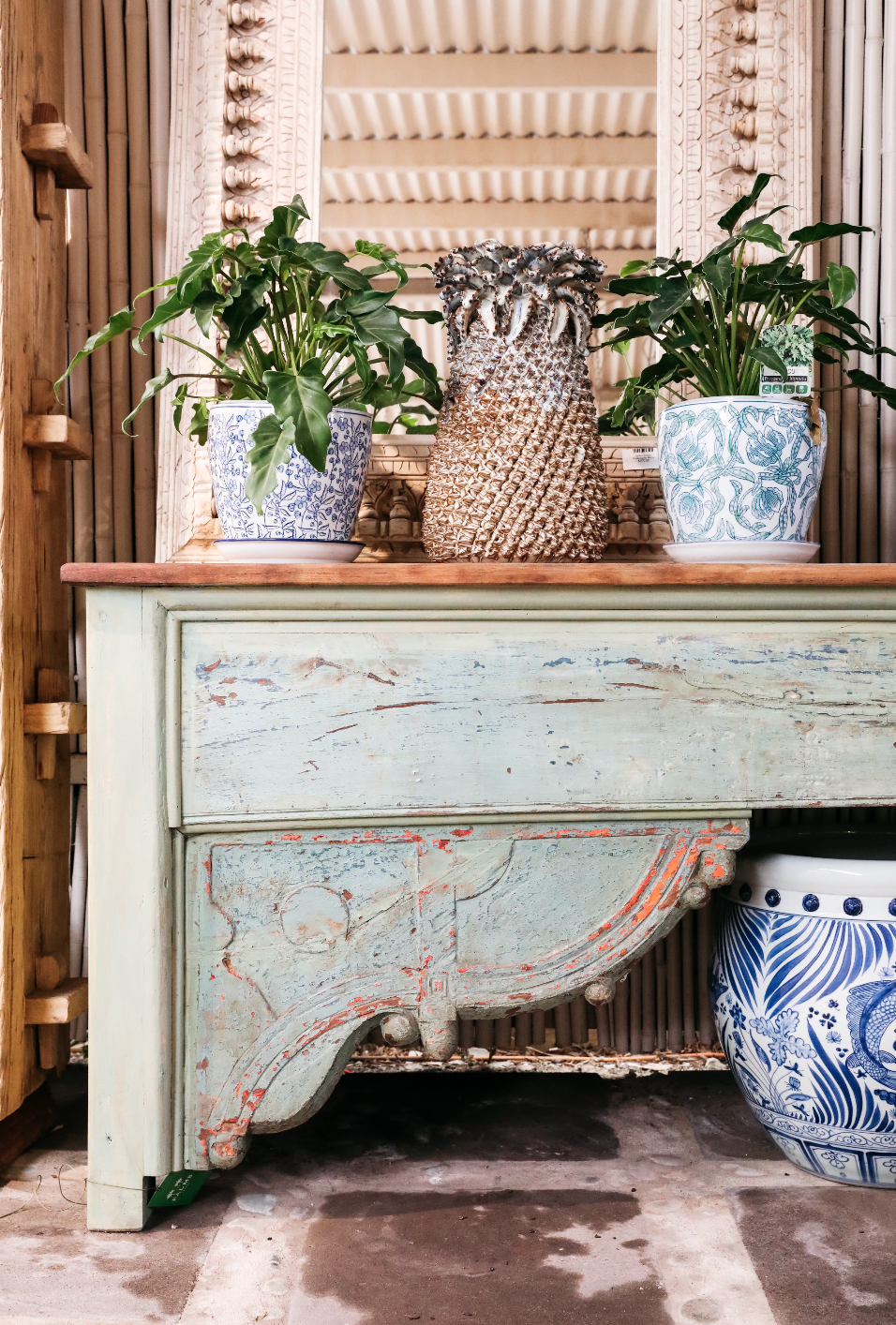 Wooden Satir Console