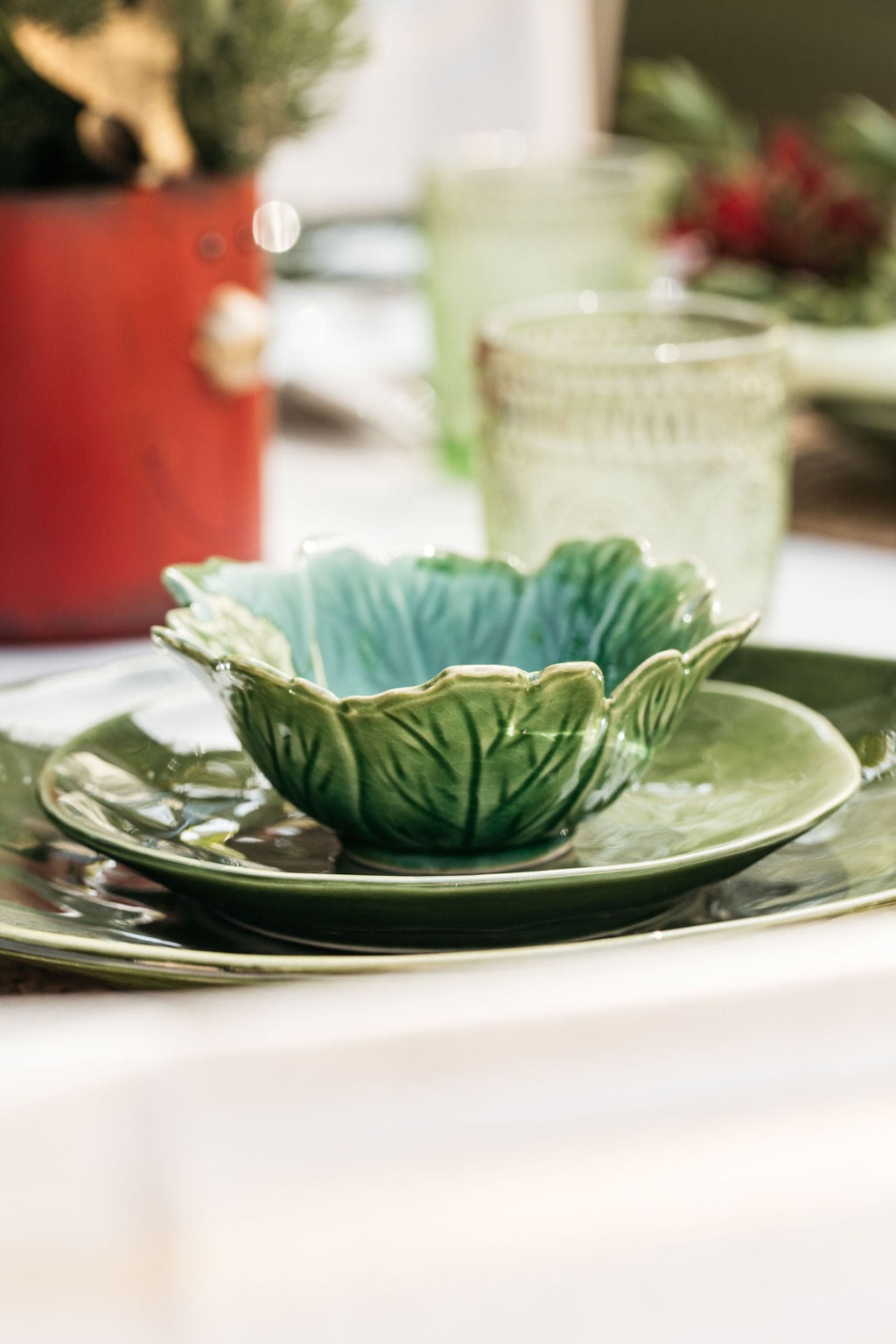 Ceramic Cabbage Bowl Small